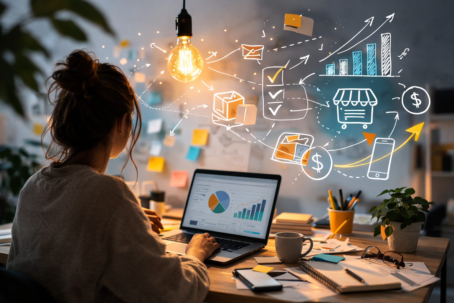 Profesional gestionando monotributo